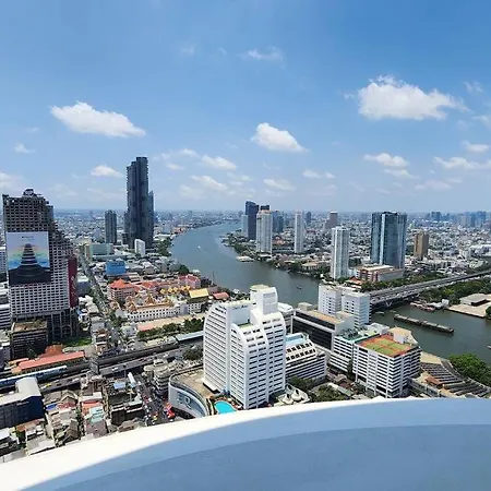Selfcheckin The State Tower Riverview 2Bedroom Bts Iconsiam Silom Sathon Bangkok Exterior photo